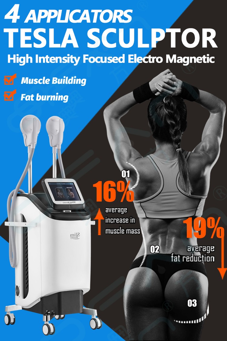 2021 Body Sculpt Technology Fat Burning Machine High Intensity Focused Electromagnetic Ems Sculpting