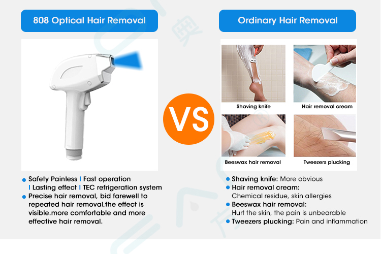 Laser hair removal machine