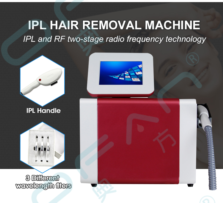 IPL hair removal machine