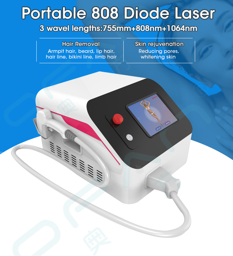 Portbale 808nm diode laser Machine