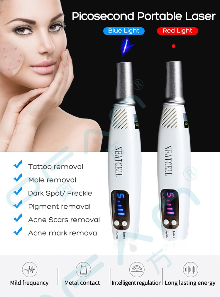 Picosecond Portable Laser Blemish Acne and Tattoo Removal