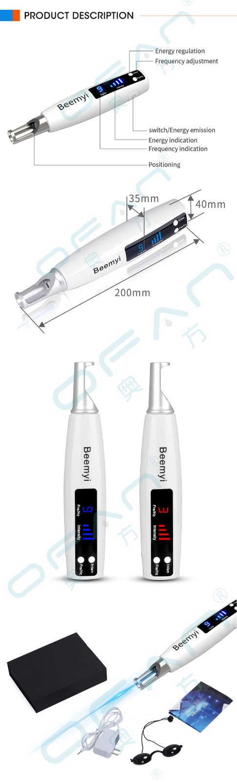 Picosecond Portable Laser Blemish Acne and Tattoo Removal