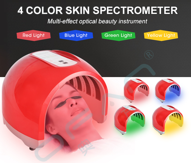 4 Colors light therapy LED new upgrade multiple effects