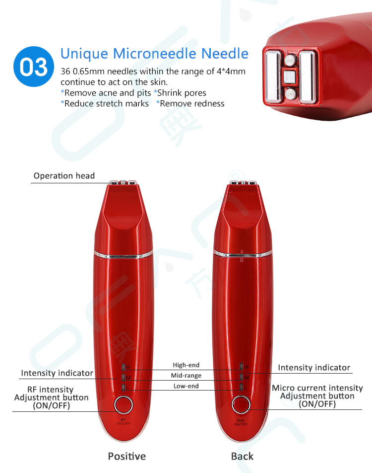 Products portable face and eyes massager