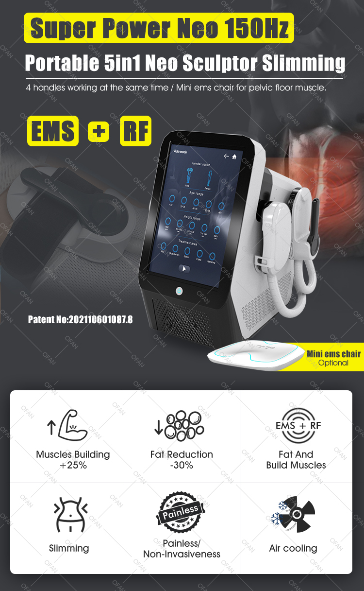 equipo esteticista ems RF neo escultura máquinas adelgazantes neo emslim mini