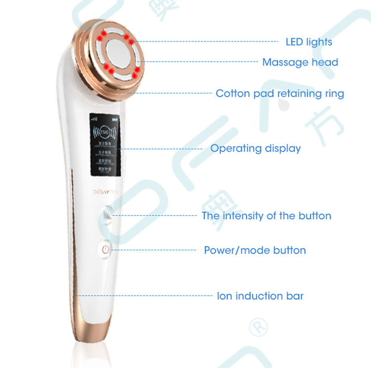 RF EMS Instrumento de belleza Herramienta para el cuidado de la cara de las mujeres Herramientas para el cuidado de los ojos Máquina de belleza Dispositivo para el cuidado de la piel Dispositivos de belleza